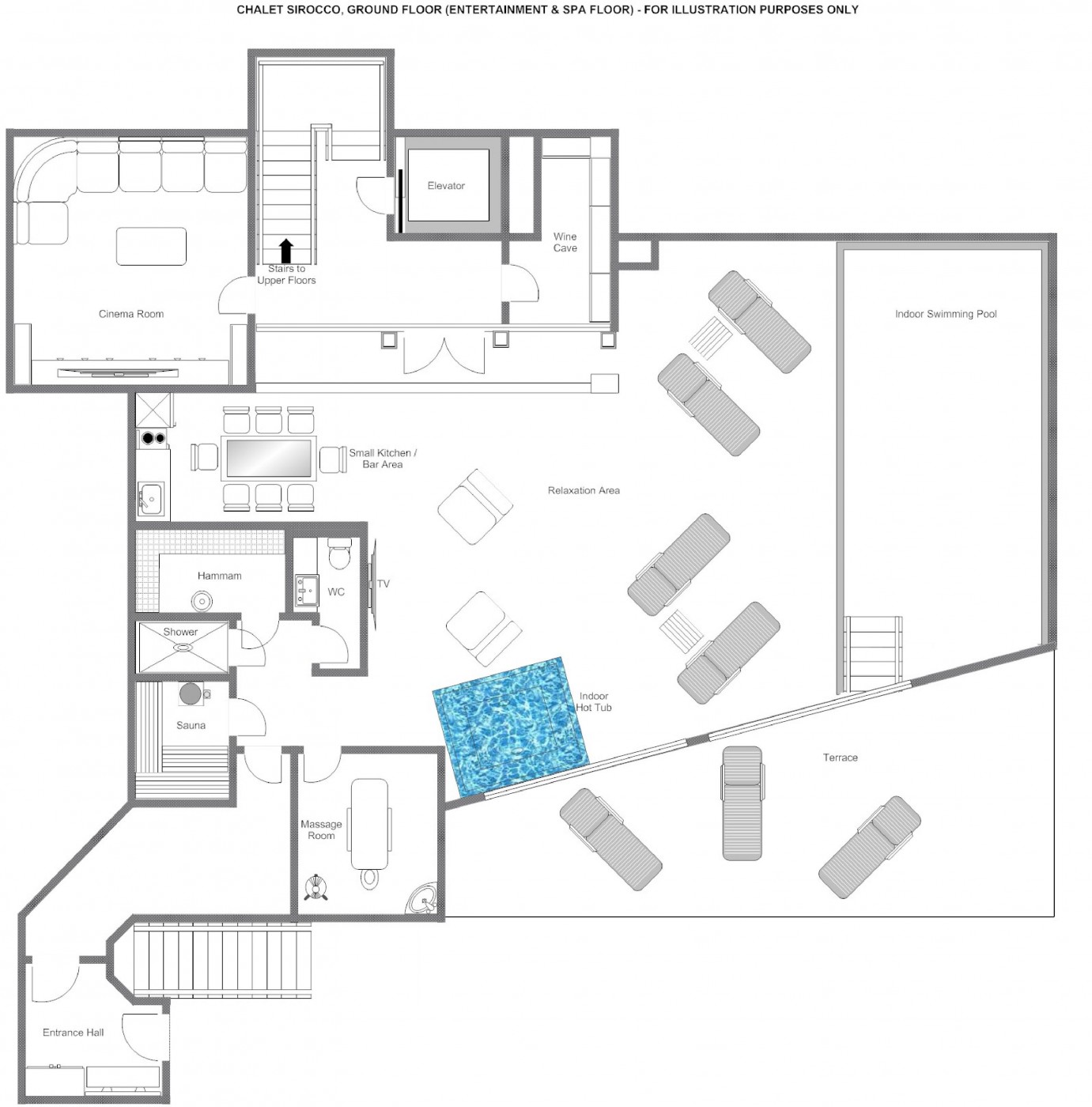 Chalet Sirocco Verbier Floor Plan 4